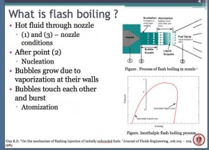 diagram of flash boiling